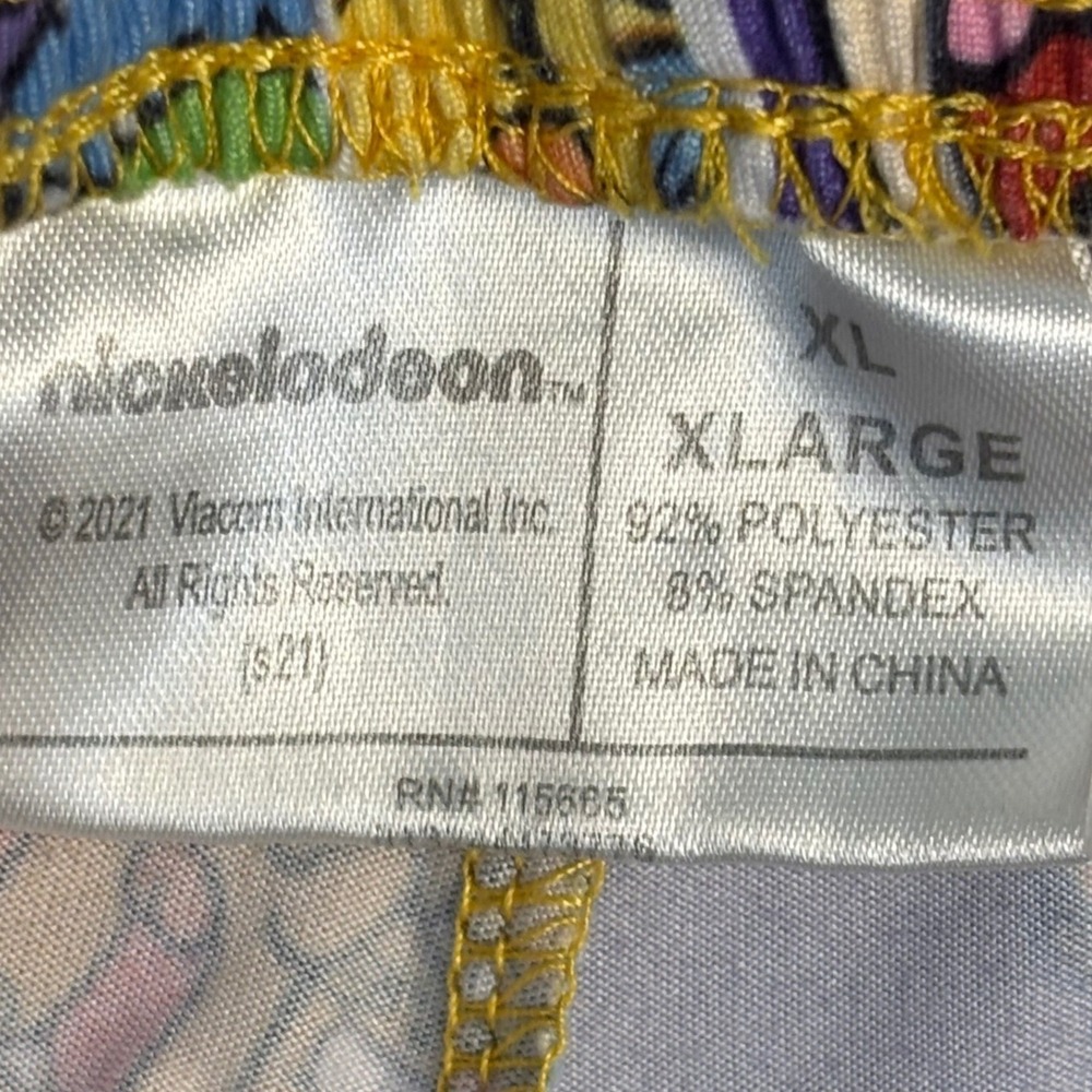 Nickelodeon 90s Cartoon Character Lounge Pants XL Hey Arnold Rugrats Pajamas - Picture 3 of 8